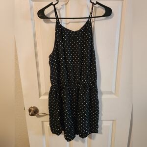 Old Navy Black and White Polka Dot Dress